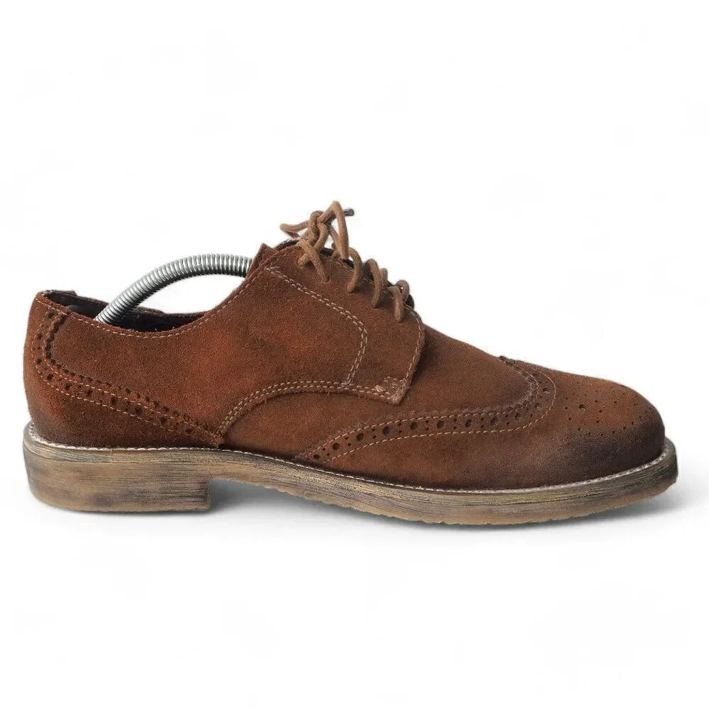 Pikolinos‎ Canet Wingtip Suede Casual Oxfords Brown Men's 9-9.5